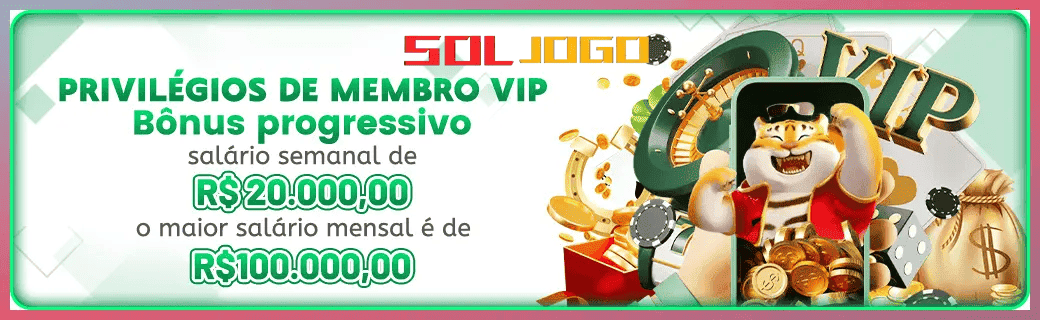 SOLJOGO bônus — cashback 15 por cento e níveis VIP